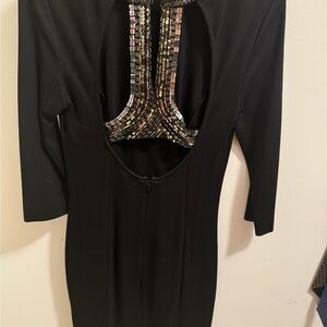 Beaded black Dynamite dress